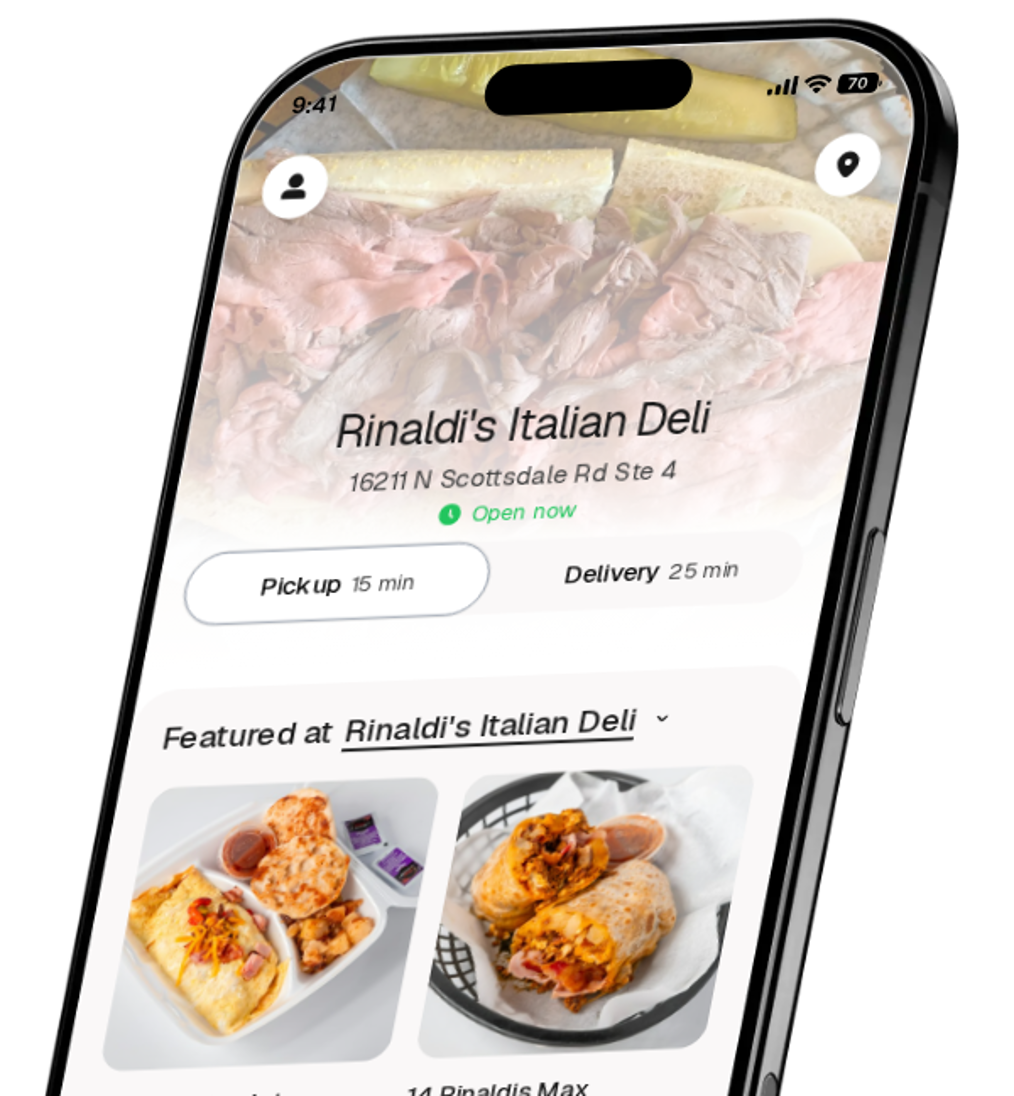 Rinaldi's Italian Deli app preview